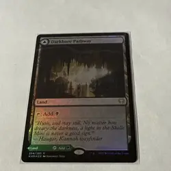 Darkbore Pathway Slitherbore Pathway Kaldheim MTG Magic Card FOIL - Image 1