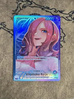 One Piece Card Game Vinsmoke Reiju Alternate Art OP06-042 Leader Rare NM English - Image 1