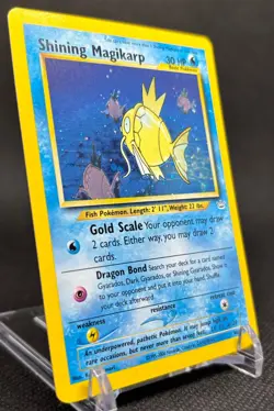 🔥 RARE Shining Magikarp - 66/64 Neo Revelation Holo Pokemon Card - Vintage NM - Image 4