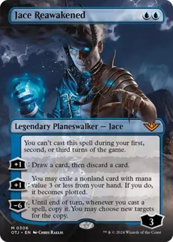 ~ Jace Reawakened (Borderless) ~ NM ~ Outlaws of Thunder Junction ~ MTG ~ - Image 1