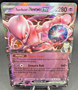 Team Rocket's Mewtwo ex 216 Sv: Scarlet & Violet Promo Cards Holo - Image 1