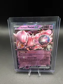 Team Rocket's Mewtwo ex 216 Sv: Scarlet & Violet Promo Cards Holo - Image 3