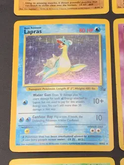 Vintage Holo Rare Pokemon Cards WOTC 1999 Base Set, Fossil, Jungle MP/HP Mewtwo - Image 5