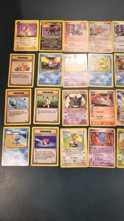 Lot Of 32 Vintage Pokemon Cards: Holos, Promos, First Edition, Mod Played - Image 3