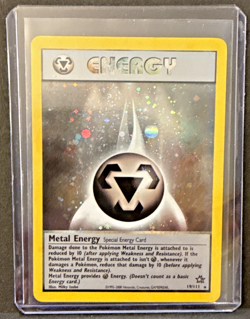 Metal Energy 19/111 Neo Genesis Set 2000 Pokemon holo rare card - LP - Image 3