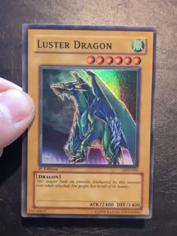 Yu-Gi-Oh! SUPER RARE CARD LUSTER DRAGON LOD-050 1ST VLP - Image 3