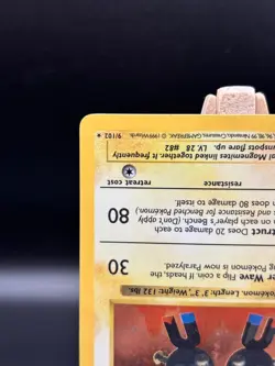 1999 Base Set Shadowless Magneton Holo #9/102 Rare WOTC Pokemon Card TCG MP - Image 5