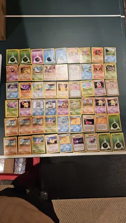 Lot Of 54 Vintage Pokemon Cards: Holos, Promos, First Edition, Mod Played - Image 1