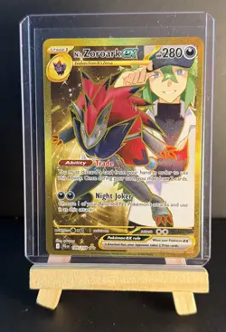 N's Zoroark ex 189/159 Sv09: Journey Together Holo NM Pokemon Card TCG - Image 3
