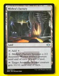 Mishra's Factory (302/303) Modern Horizons 2 MTG TCG - Regular Uncommon - MINT - Image 2
