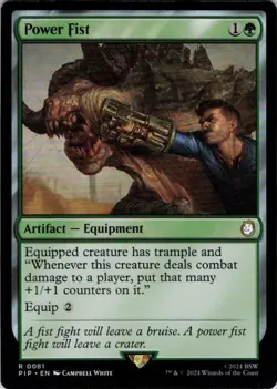 MTG Power Fist (81) | NM | Universes Beyond: Fallout {PIP} - Image 1
