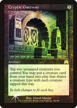 Onslaught MTG FOIL Cryptic Gateway Magic - Image 1