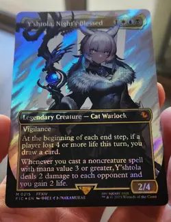 Y'shtola, Night's Blessed - MTG - Commander Final Fantasy BORDERLESS SURGE FOIL - Image 3