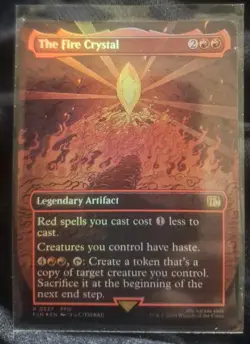 The Fire Crystal (Borderless) Final Fantasy Foil - Image 1