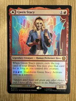 Gwen Stacy / Ghost-Spider (0078) - NM - Marvel's Spider-Man - MTG FOIL - Image 1