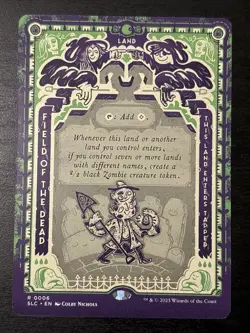 MTG Field of the Dead Normal NM Secret Lair Countdown Kit Magic Encyclopedia #6 - Image 1