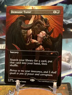 MTG | Demonic Tutor [Secret Lair Kieran Yanner] NF - Image 1