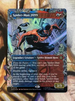 Spider-Man 2099 (0216) (Borderless) MTG Marvel's Spider-Man English Foil - NM - Image 1