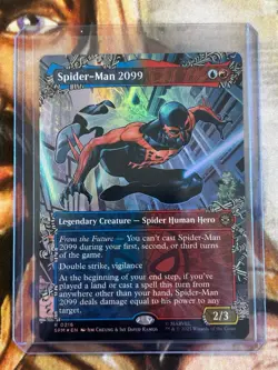Spider-Man 2099 (0216) (Borderless) MTG Marvel's Spider-Man English Foil - NM - Image 3