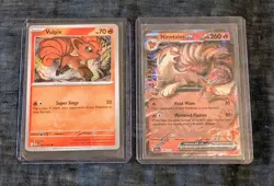 Pokemon TCG 151 - Ninetales Ex Set - Holo Double Rare - 37 & 38 / 165 - Image 1