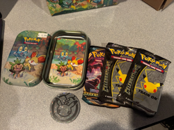 Pokemon TCG 2021 Celebrations Mini Tins Display Box New Factory Sealed PACKS - Image 3