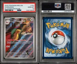 Pokemon TCG Gumshoos 153/132 Mega Evolution Illustration Rare PSA 10 Gem Mint - Image 3