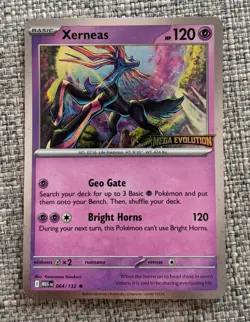 Xerneas 064/132 Best Buy Stamped Promo - Pokemon TCG Mega Evolutions Sealed - Image 1