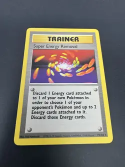 Pokemon Super Energy Removal - 79/102 - Rare Unlimited Base Set NM - Image 1