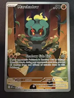 Pokemon TCG Mega Evolution Marshadow 146/132 IR Illustration Rare NM Near Mint - Image 1