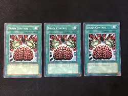 Brain Control (3x) YSDS-EN031/YSDJ-EN030 NM Common 1st Edition Edison Yugioh - Image 1