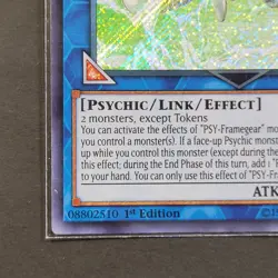 Yugioh - PSY-Framelord Lambda - BLHR-EN051 - Prismatic Secret Rare - NM 1st 2019 - Image 3