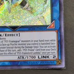 Yugioh - PSY-Framelord Lambda - BLHR-EN051 - Prismatic Secret Rare - NM 1st 2019 - Image 4