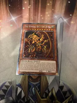 Yu-Gi-Oh! TCG The Winged Dragon of Ra RA04-EN118 Platinum Secret Rare Near Mint - Image 1