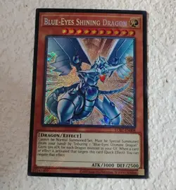 Blue Eyes Shining Dragon LCKC-EN008 Secret Rare Unlimited Yu-Gi-Oh! TCG NM/MINT - Image 3