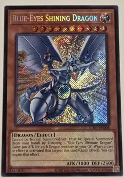Blue-Eyes Shining Dragon LCKC-EN008 Yu-Gi-Oh Legendary Collection Kaiba Secret R - Image 1