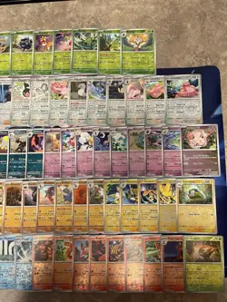 Pokemon Lot 82x Reverse Holo Cards Near Complete Temporal Forces Master Set - Image 2