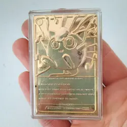 Vintage 1999 Burger King 23K Gold Plated Trading Card W/ Pokeball Jigglypuff - Image 3