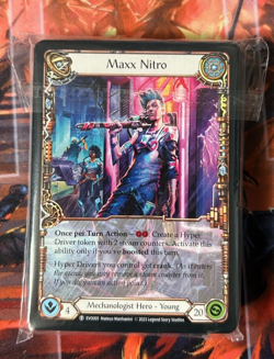 Flesh and Blood TCG: MAXX NITRO, Custom 40 Card Silver-Age (SAGE) Deck Mid-Range - Image 1