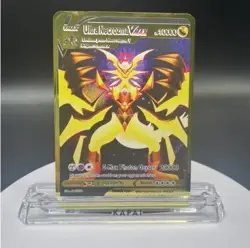 Pokemon Metal Cards TCG Ultra Necrozma Golden Pokemon Gifts - Image 1