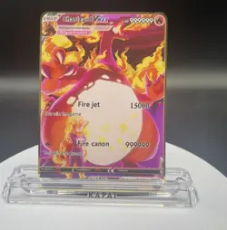 Charizard VMAX 999999point Gold Metal Pokemon Card - Image 1
