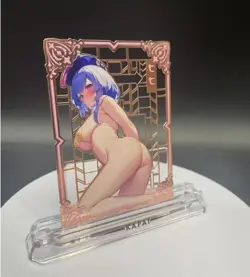 One Piece Waifu Collection Metal Gold Qiqi Sexy Waifu Card - Image 2