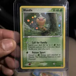 Pokemon Card - Weedle FireRed & LeafGreen 86/112 Common Reverse Holo - Image 1