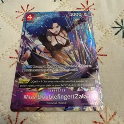 One Piece Card Game Miss Doublefinger (Zala) (Full Art) OP05-073 UC NM English - Image 1