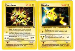 POKEMON PIKACHU AND ELECTABUZZ THE FIRST MOVIE PROMO CARDS - Image 1