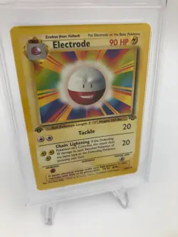 1999 POKEMON JUNGLE Trading Card ELECTRODE #18/64 1ST EDITION grade PSA NM 7 - Image 2