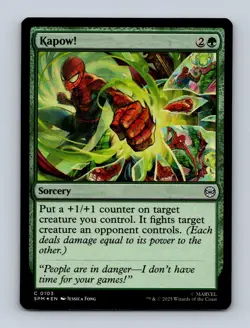 Kapow! Marvel's Spider-Man Foil MTG NM - Image 1