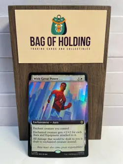 With Great Power.. - Foil - Extended Art - 0248 - Marvel's Spider-Man -MTG -NM - Image 1