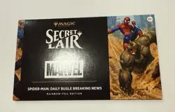 MTG Secret Lair x Marvel's Spider-Man: Daily Bugle Breaking News Rainbow Foil - Image 1
