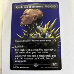 K'rrik, Son Of Yawgmoth Borderless MTG MH3 - Pack Fresh - - Image 1