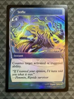 MTG Stifle #173 Foil Future Sight R Mystery Booster 2 (MB2) *dinged (see pics) - Image 2